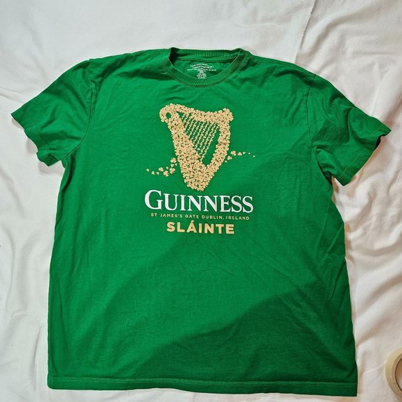 Guinness Other - Guinness green Sláinte t-shirt, size xxl